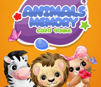 Cute Animals Memory Card Game