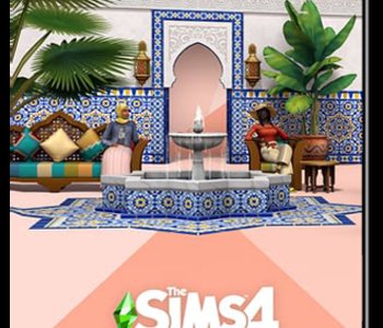 Die Sims 4 - Innenhof Oase Set