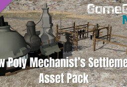 GameGuru MAX Low Poly Asset Pack - Mechanist's Settlement