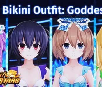 Neptunia Virtual Stars - Bikini Outfit: Goddess Set