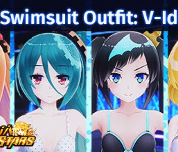 Neptunia Virtual Stars - Swimsuit Outfit: V-Idol Set