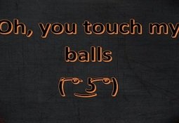 Oh, you touch my balls ( ͡° ͜ʖ ͡°)