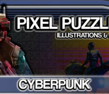 Pixel Puzzles Illustrations & Anime - Jigsaw Pack: Cyberpunk