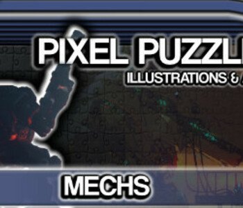 Pixel Puzzles Illustrations & Anime - Jigsaw Pack: Mechs