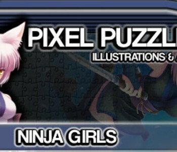 Pixel Puzzles Illustrations & Anime - Jigsaw Pack: Ninja Girls