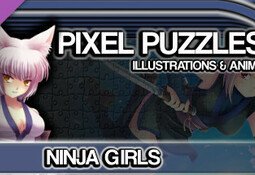 Pixel Puzzles Illustrations & Anime - Jigsaw Pack: Ninja Girls