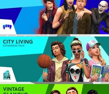 The Sims 4: Bundle - City Living, Vampires, Vintage Glamour Stuff Xbox One