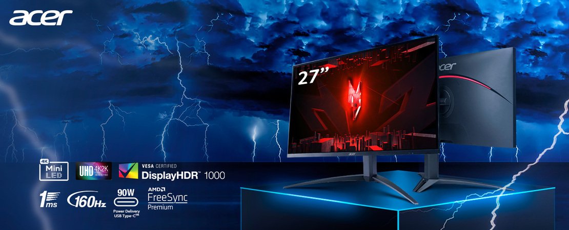 Acer Nitro XV275K P3 - Der erschwingliche 4K-HDR-Gaming-Monitor im Test