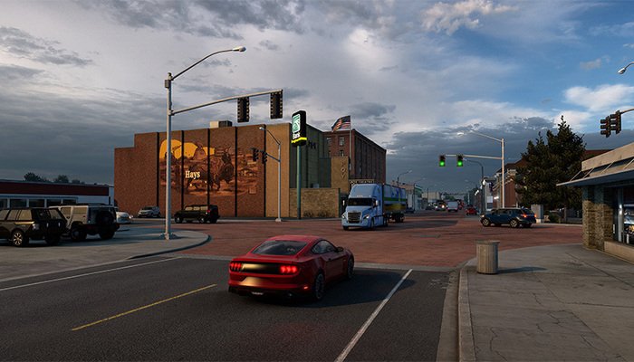 American Truck Simulator: Reis door Kansas: Onderweg in Colby en Hays