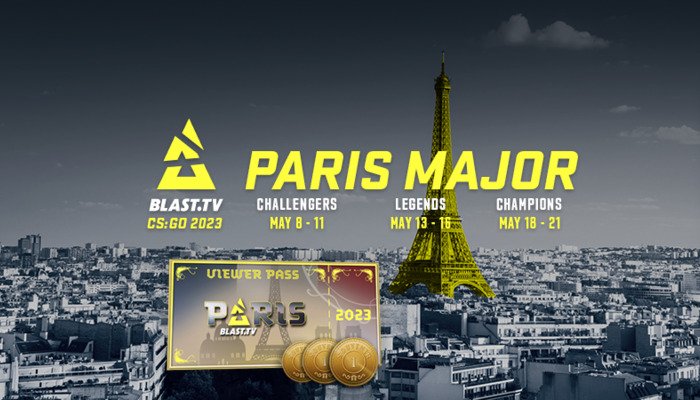 BLAST.TV Paris Major 2023: Unterstütze dein Lieblingsteam mit dem Viewer Pass & Stickern