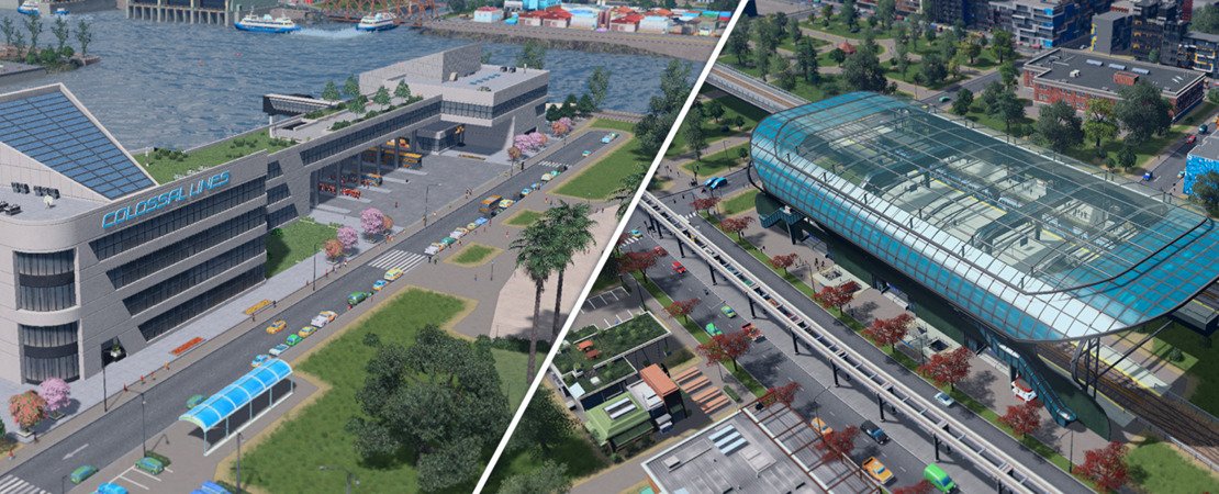 Cities: Skylines - Free expansions with new transportation options