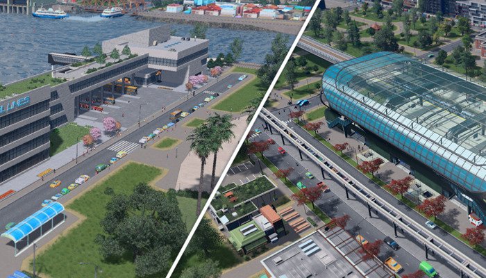 Cities: Skylines: Kostenlose Erweiterungen mit neuen Transportmöglichkeiten