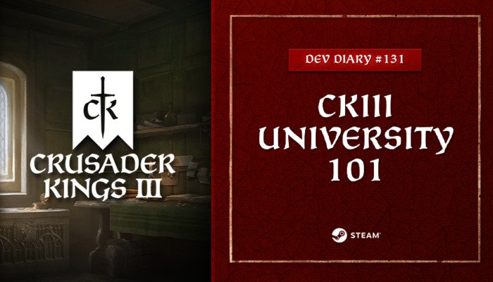 Crusader Kings III: De universiteitsbezoek activiteit in detail