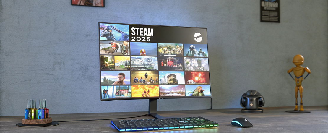 Die besten Spiele für die Steam-Plattform 2025