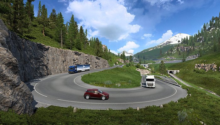 Euro Truck Simulator 2: Alpen-Herausforderung