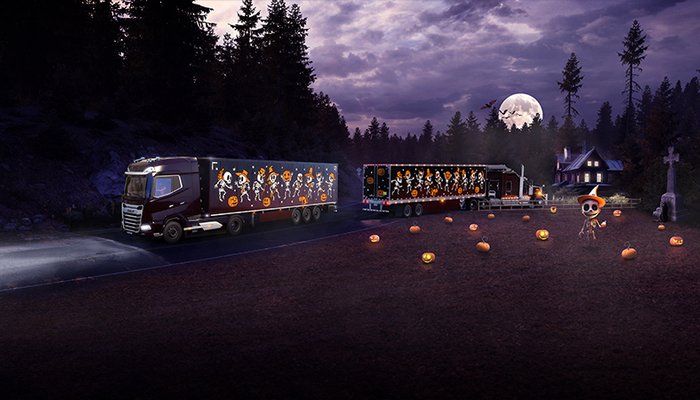 Euro Truck Simulator 2: Hauloween-evenement: leveringen, lekkernijen en griezelplezier