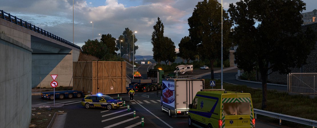 Euro Truck Simulator 2 - New Update 1.47 with Special Transport Routes