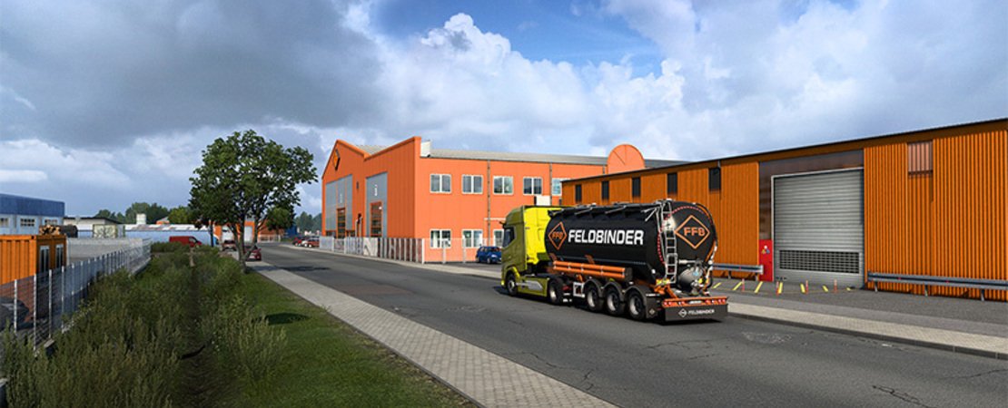 Euro Truck Simulator 2 - Winsen and Feldbinder Factory in Update 1.48