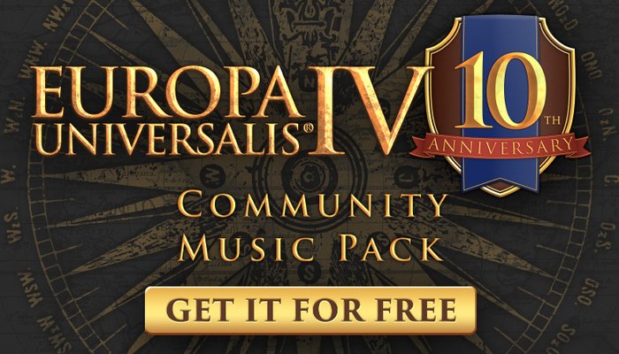 Europa Universalis IV: Das kostenlose 10. Jubiläums-Community-Musikpaket ist da!