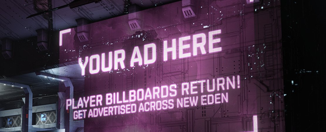 EVE Online - In-game advertising billboards & EDENCOM SKIN SALE