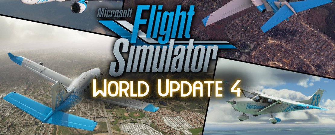 Flight Simulator - Die schöne Welt des World Update 4