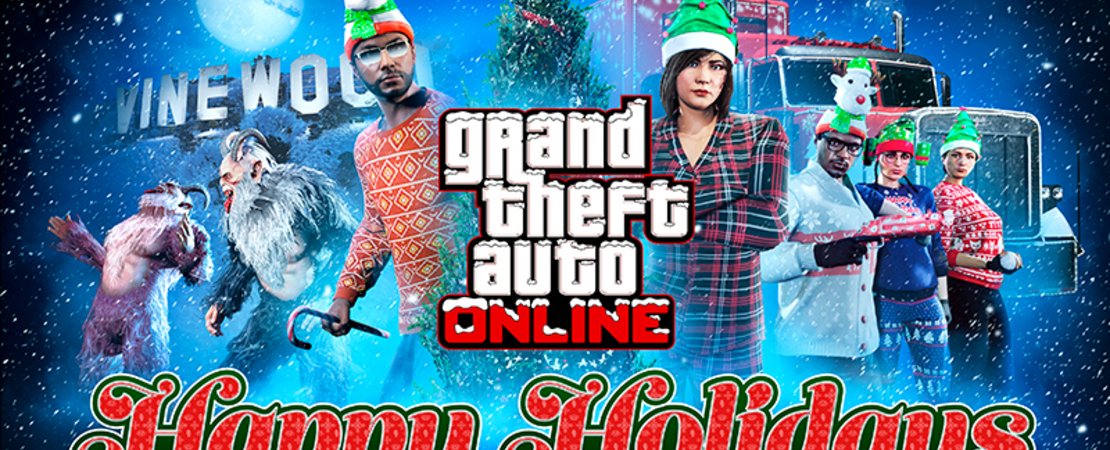 Grand Theft Auto V - GTA 5: Winterplezier in Southern San Andreas - Ontdek de feestelijke nieuwigheden en acties in het spel