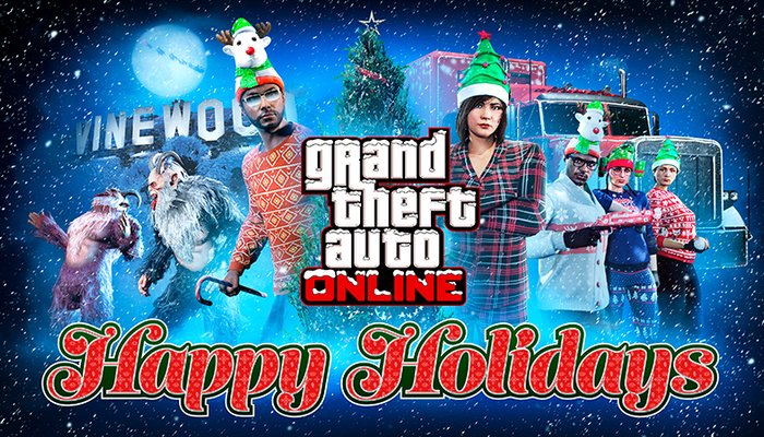 Grand Theft Auto V - GTA 5: Winterplezier in Southern San Andreas: Ontdek de feestelijke nieuwigheden en acties in het spel