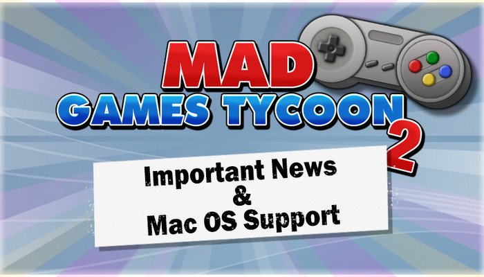 Mad Games Tycoon 2: Neues Update und Mac OS Support