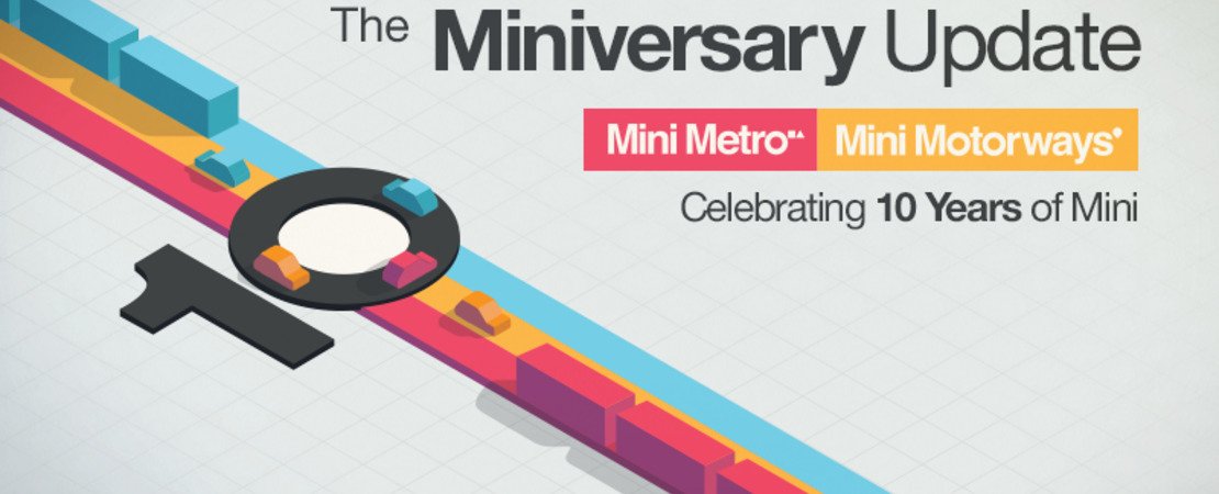 Mini Metro - 10th Anniversary with Huge Update!