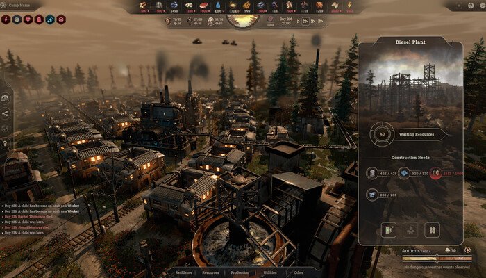 New Cycle: A mix of Cities Skylines, Frostpunk, and Civilization