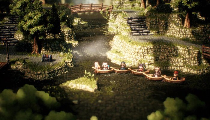 Octopath Traveler II: "Vaarwel" Denuvo