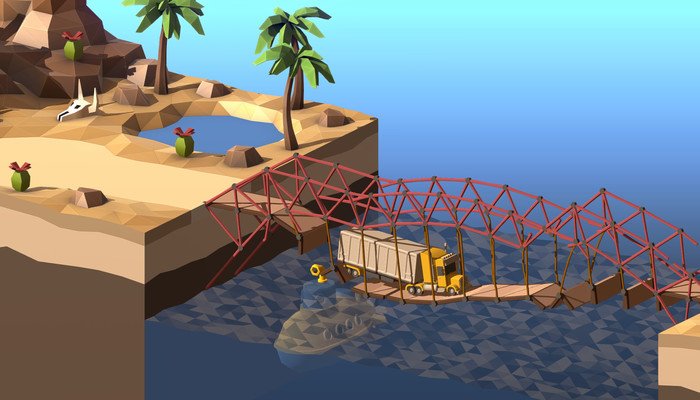 Poly Bridge 2: Das Spiel für Baumeister und Statiker