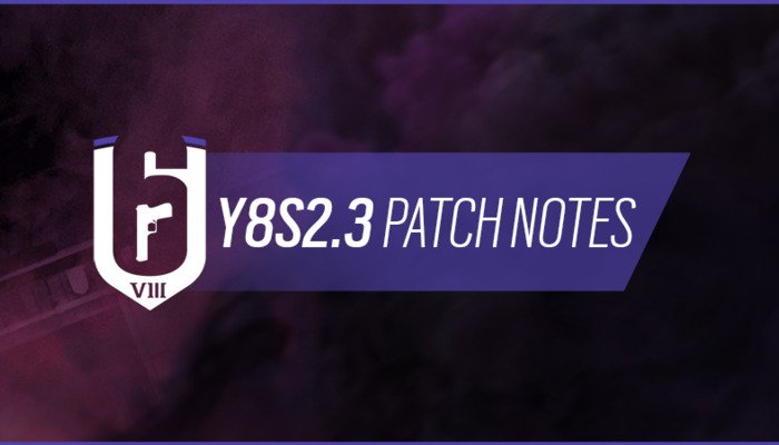 Rainbow Six Siege: Y8S2.3 Patch Notes