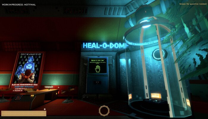 RetroSpace: Funky FPS-Horrorspiel zeigt seine groß angelegte Raumstation