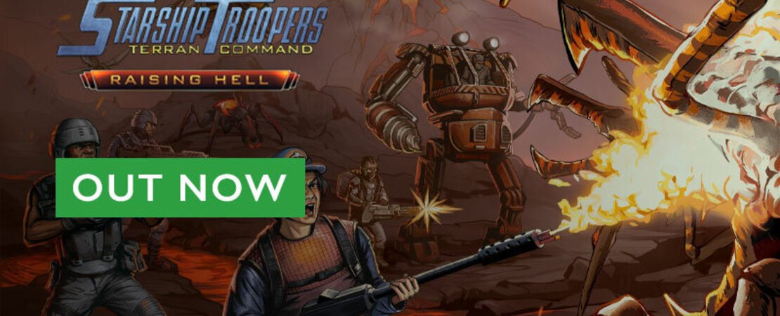 Starship Troopers - Terran Command - Raising Hell DLC uitgebracht