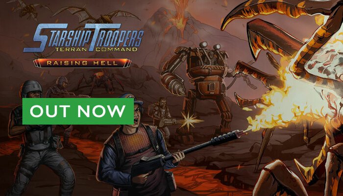 Starship Troopers - Terran Command: Raising Hell DLC uitgebracht