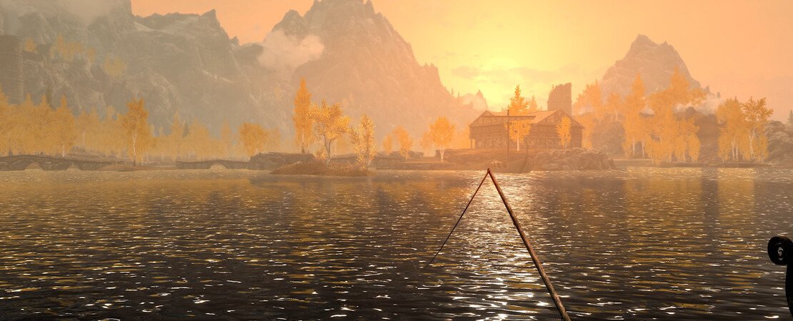 The Elder Scrolls V: Skyrim: De nieuwe mod "Simple Fishing Overhaul"