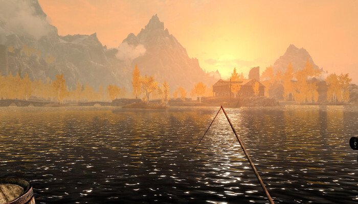 The Elder Scrolls V: Skyrim: The new mod "Simple Fishing Overhaul"