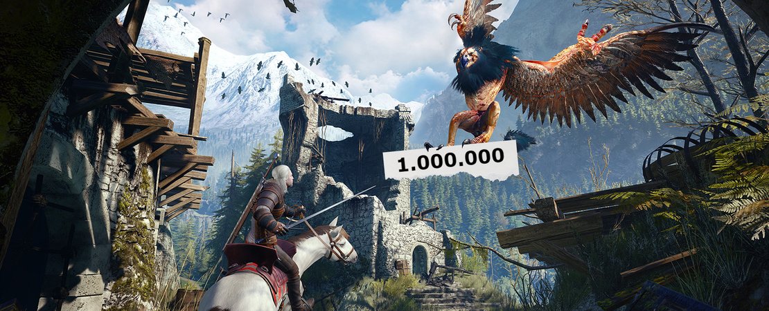 The Witcher 3 - Over 1,000,000 sales in Japan