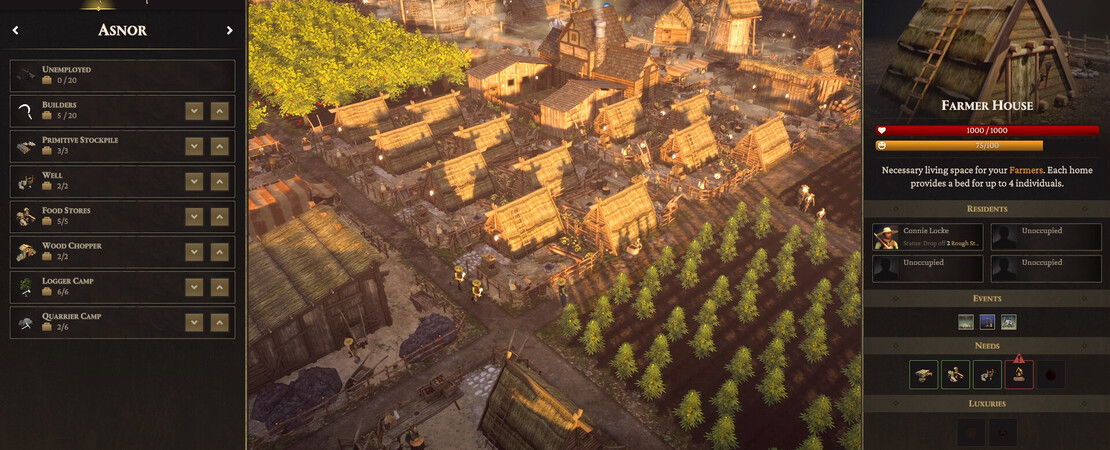 Thrive - The Burden of the Crown: Medieval City Builder with RTS Battles in Early Access