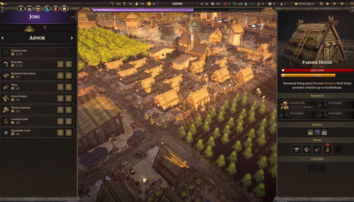 Thrive – Die Bürde der Krone - Medieval City Builder mit RTS-Kämpfen im Early Access