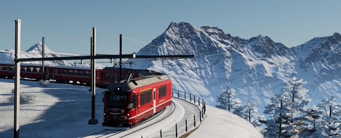 Train Sim World 4 breidt zijn universum uit - Introductie van de Berninalijn in Italië